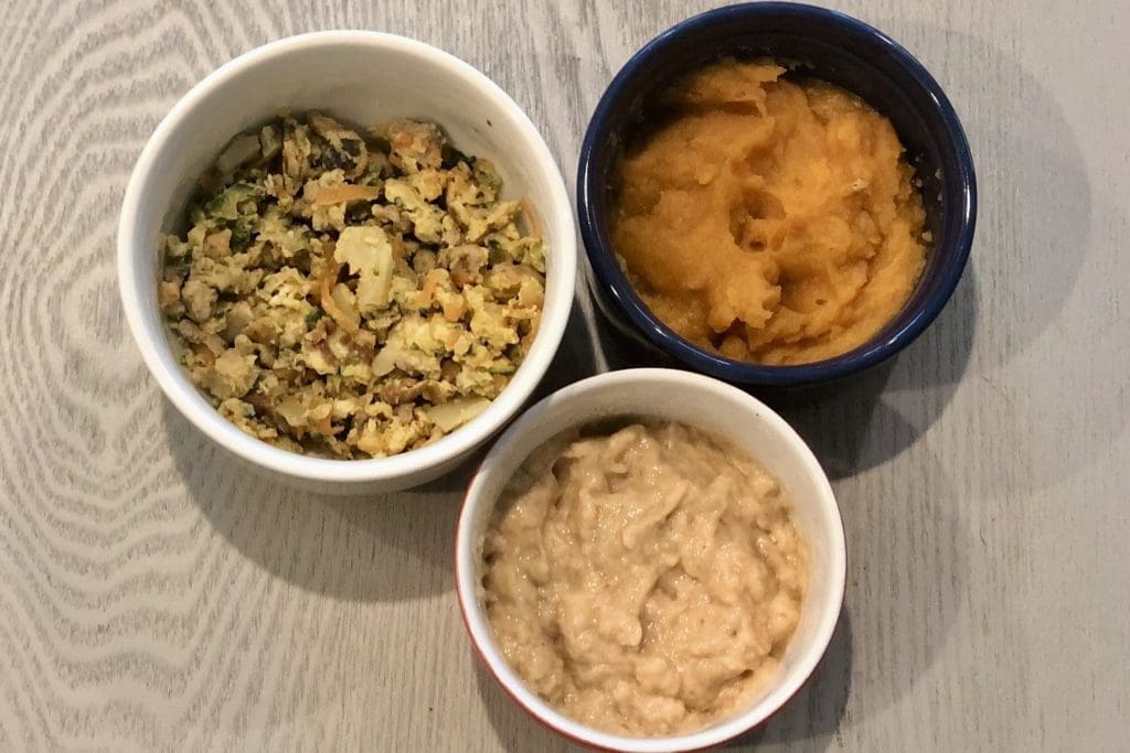 reheated frozen baby food ready to eat