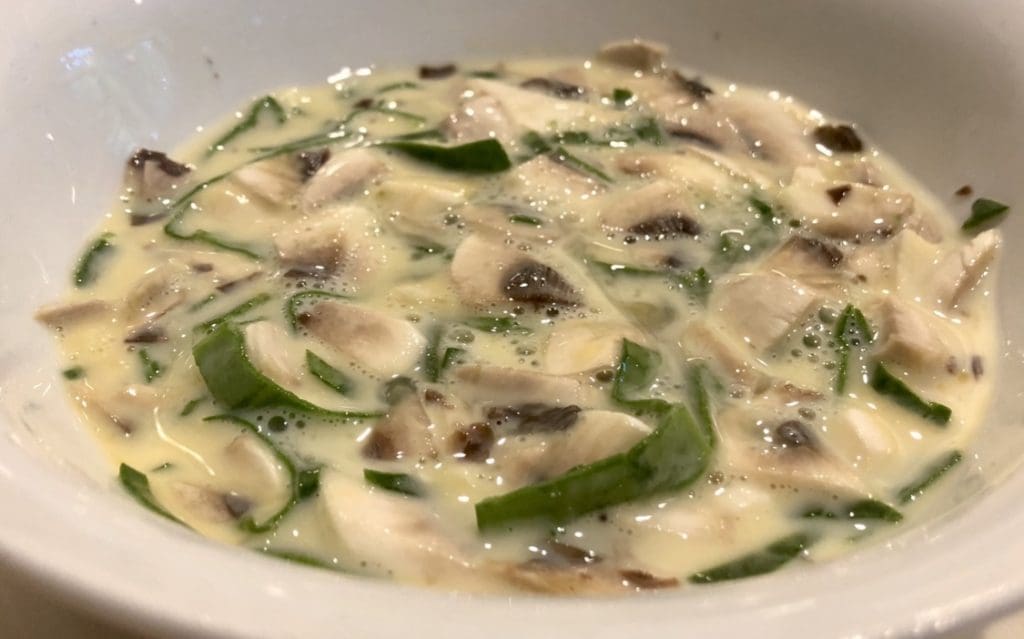 egg mixture in a bowl