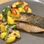 Mango salsa salmon