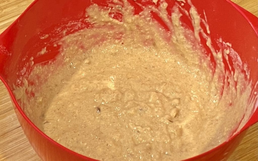 combining dry and wet ingredients