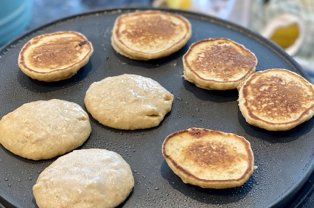 cooking banana oat pancake