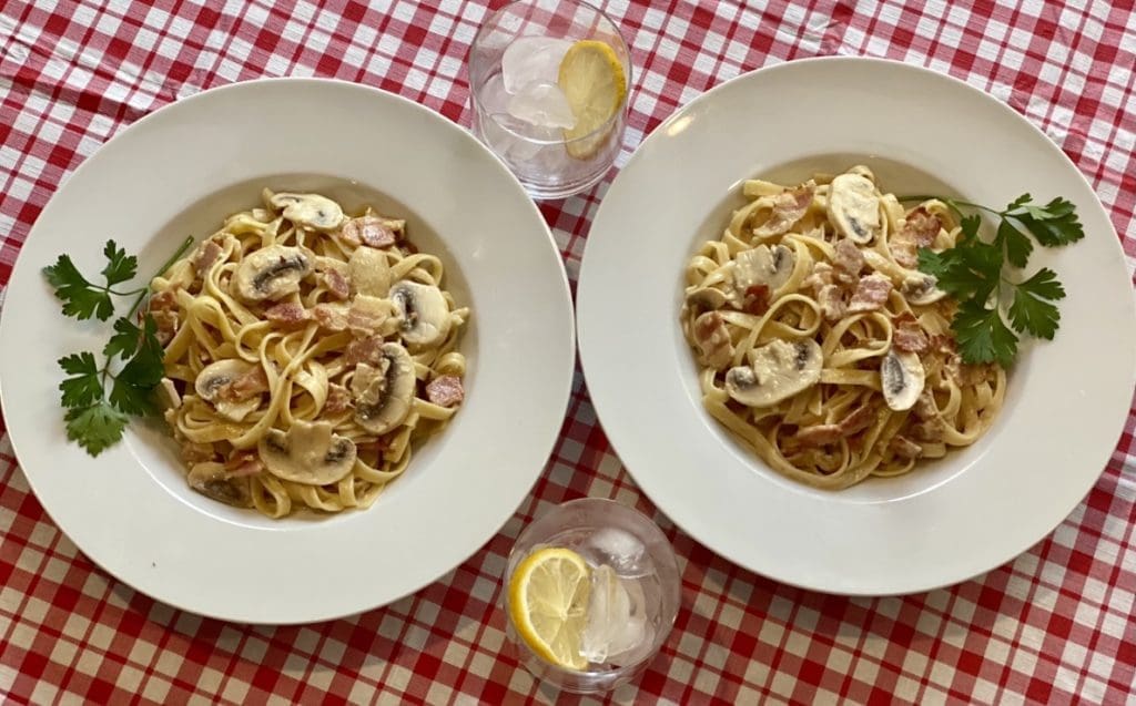 fettuccine boscaiola
