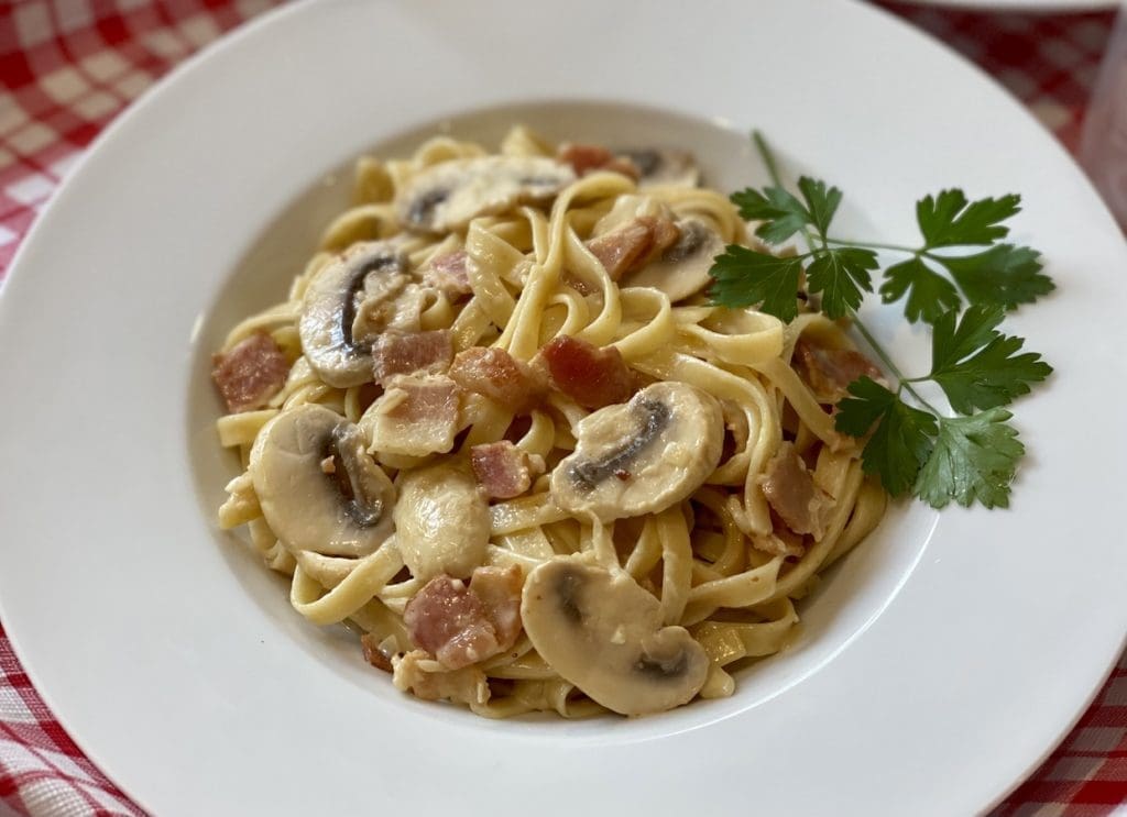 fettuccine boscaiola