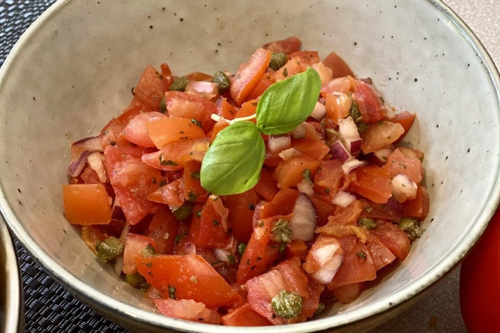 smoked salmon bruschetta