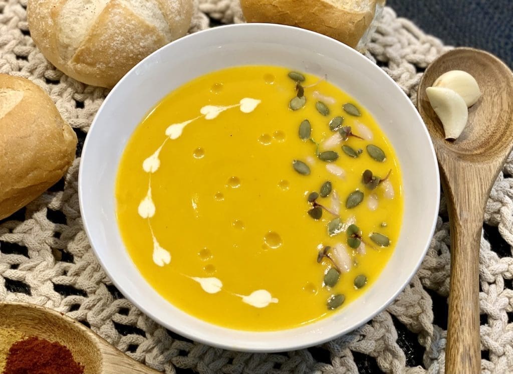 pumpkin and bean soup