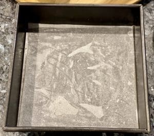 mixing the ingredients