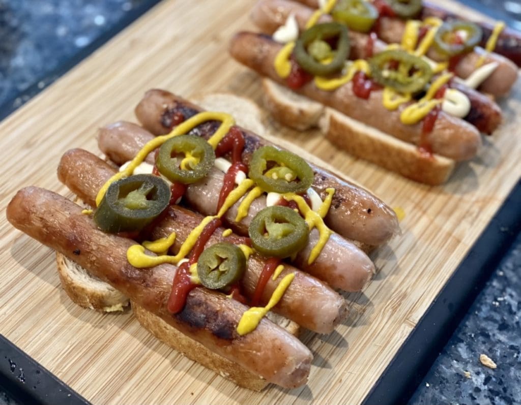 stacking up the sandwich