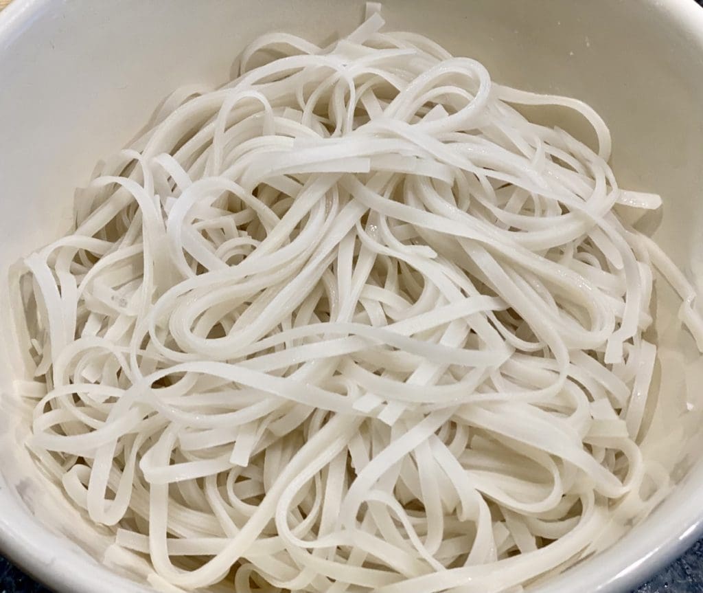 soaking noodles