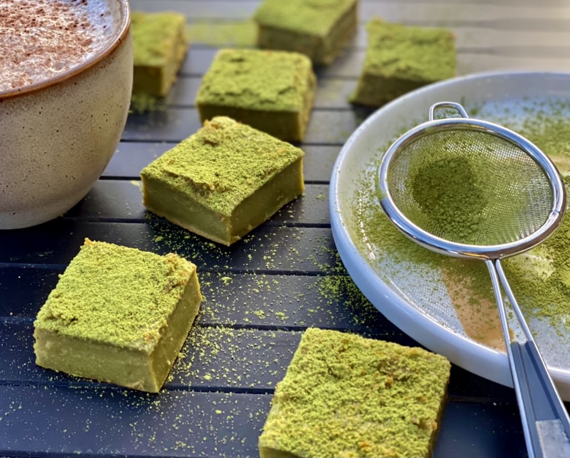 Matcha Butter Mochi