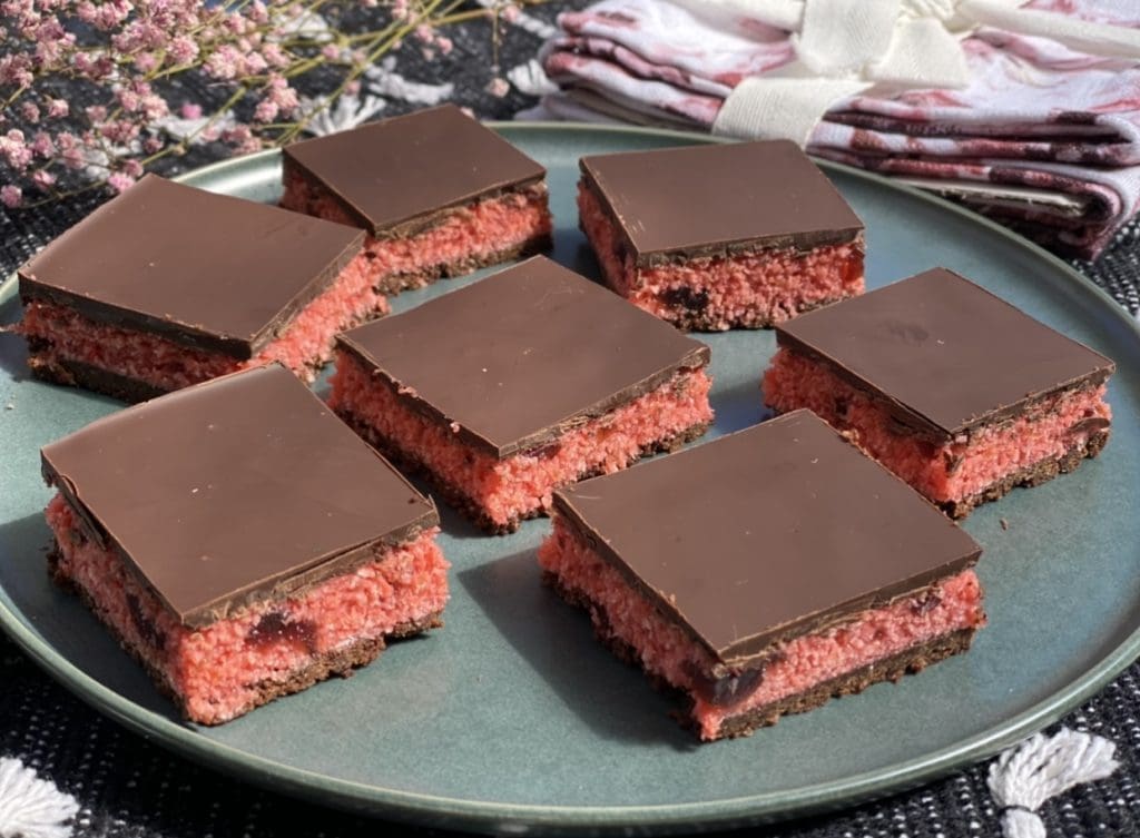 Chocolate Cherry Slice