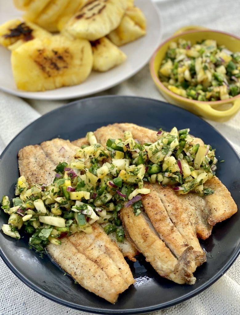 Fish with Pineapple Salsa