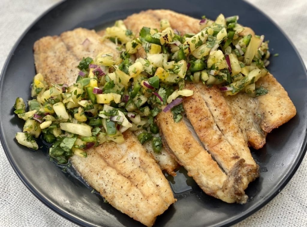 Fish with Pineapple Salsa