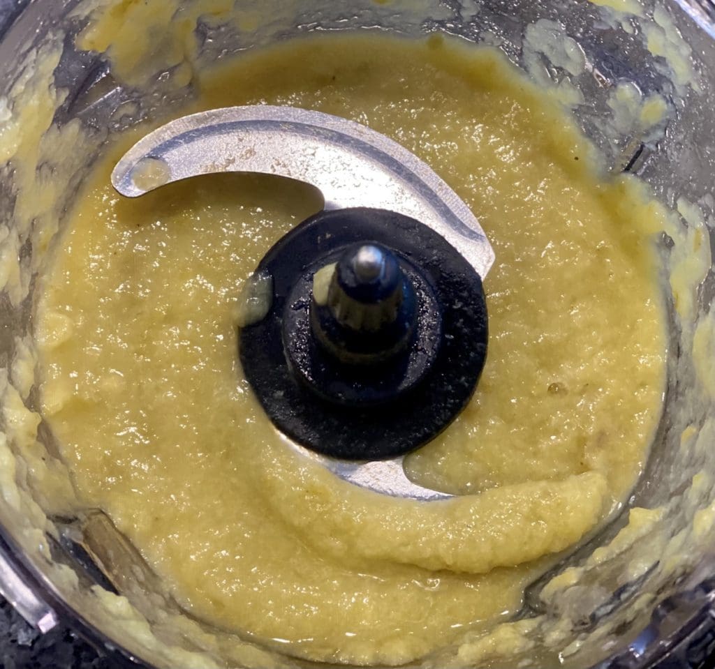Mango Purée For Baby with pear and banana
