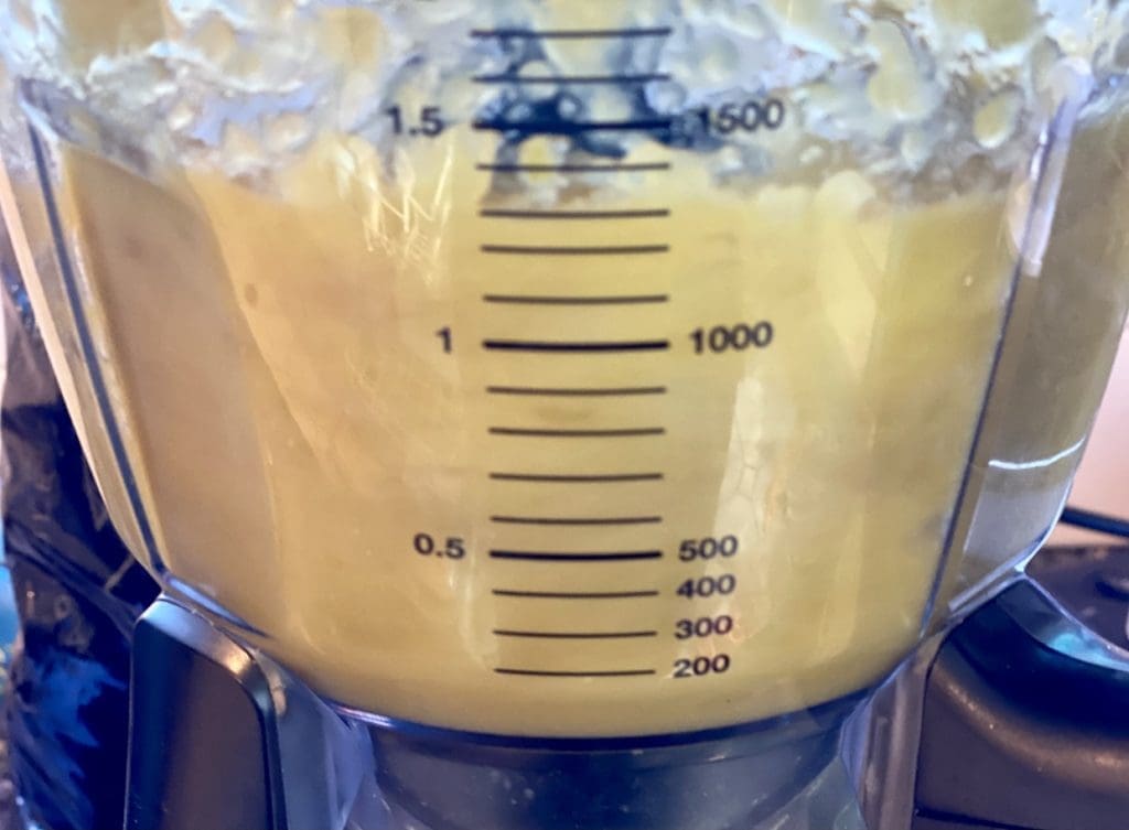 Mango Purée For Baby with pear and banana