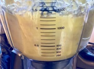 Mango Purée For Baby with pear and banana