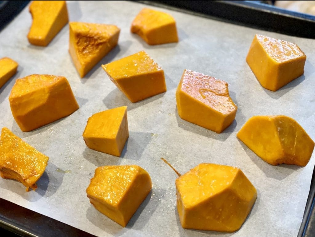 roasting pumpkin