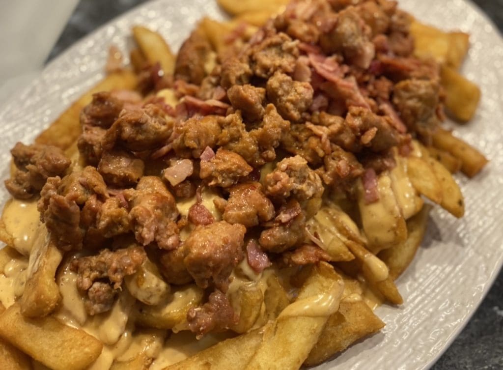 Cheesy loaded fries