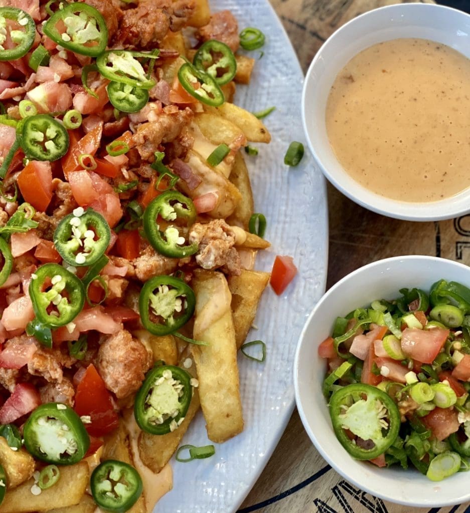 Cheesy loaded fries