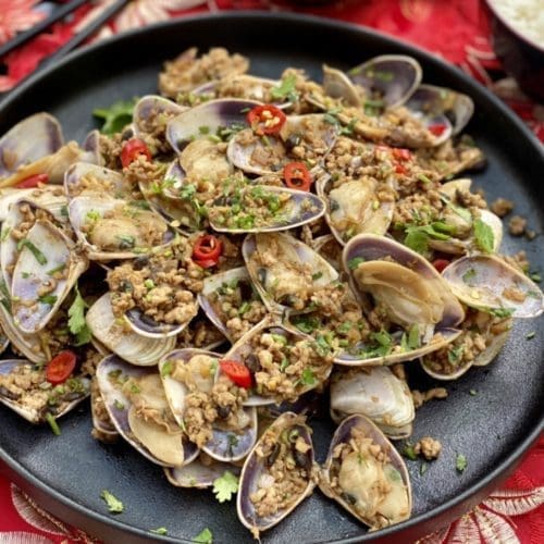 Pork and Clams Chinese Stir fry
