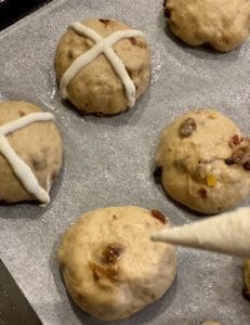Easy Hot Cross Buns