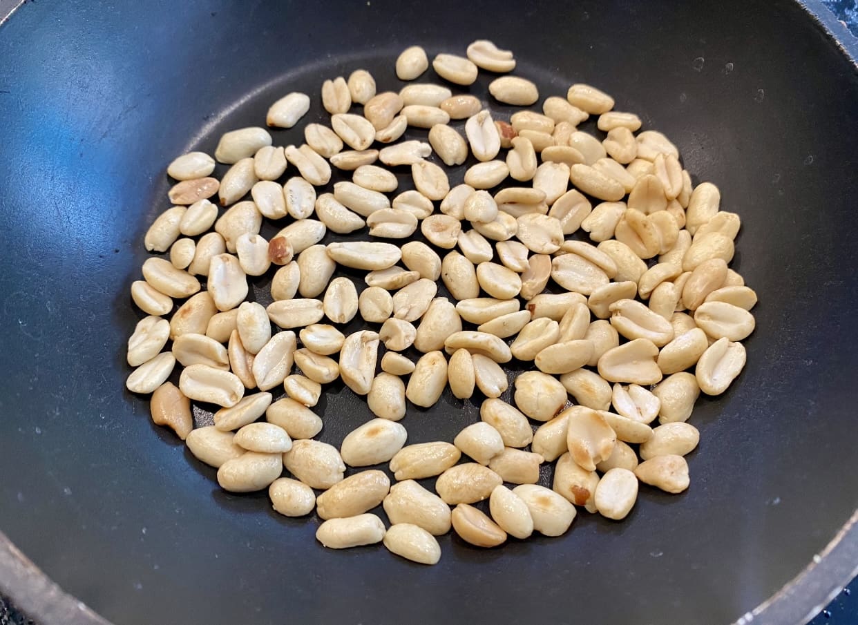roasting peanut