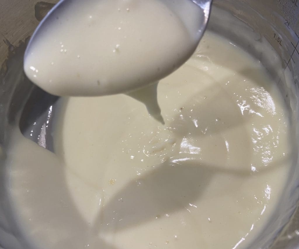 making custard