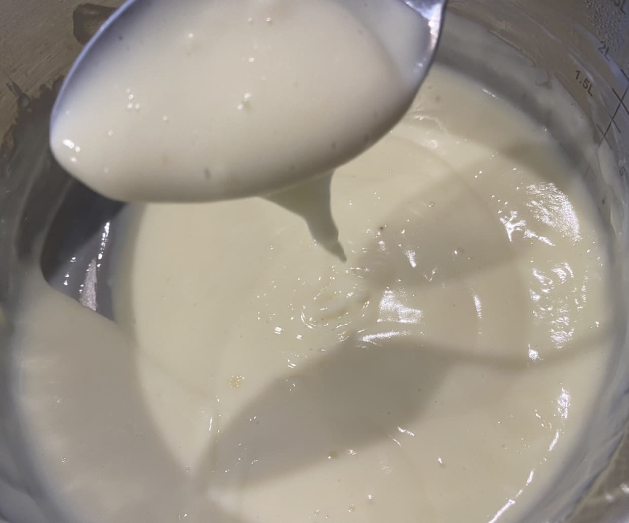 making custard