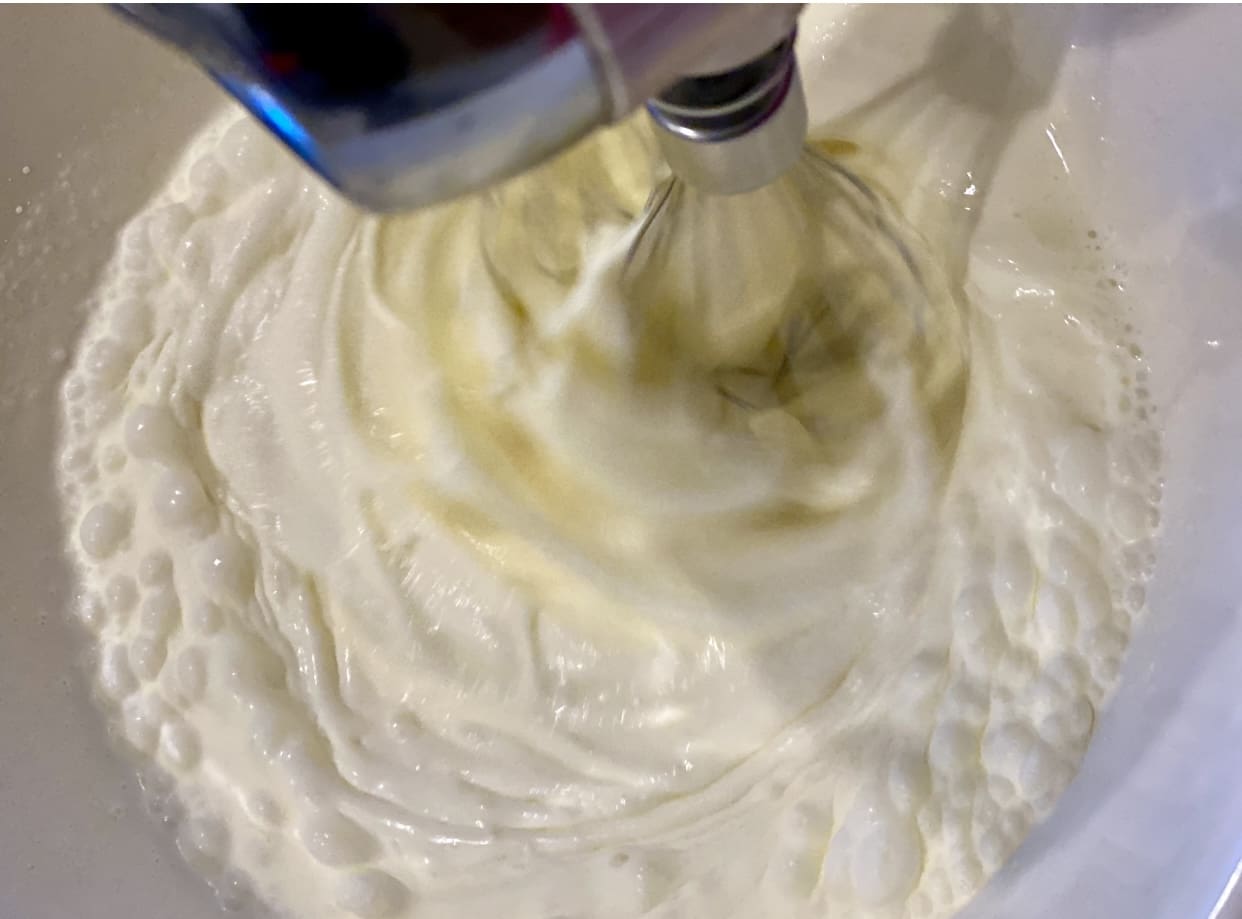 whipping cream