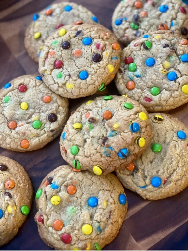 Mini M&M Cookies