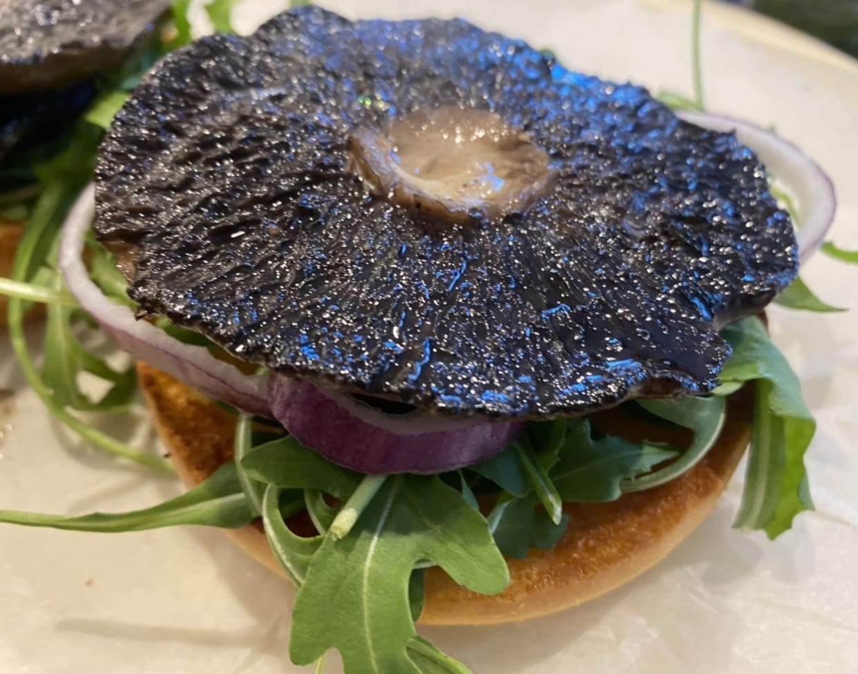 Mushroom and Halloumi