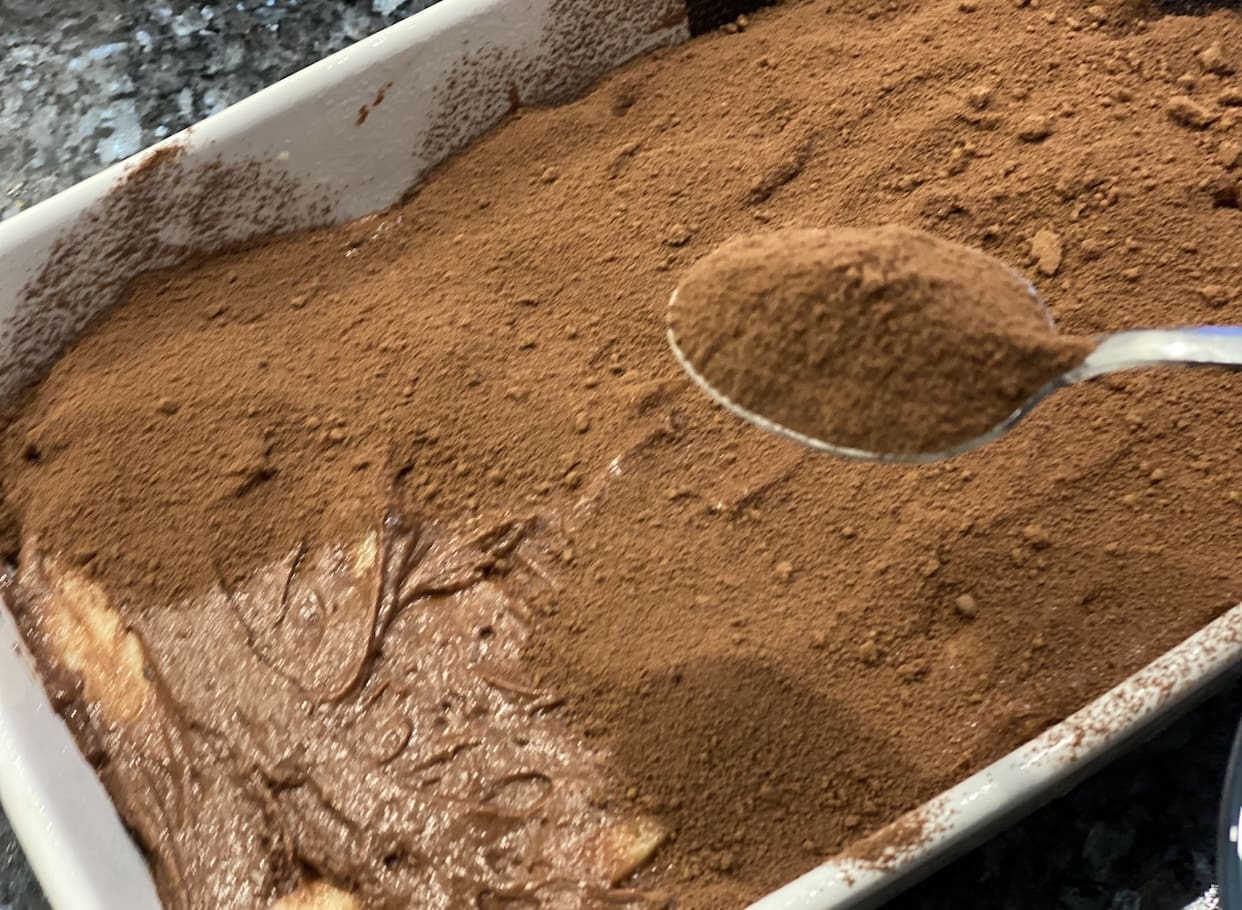 Chocolate and Pear Pudding