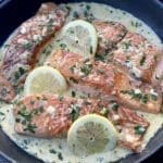 Salmon In Creamy Lemon Sauce