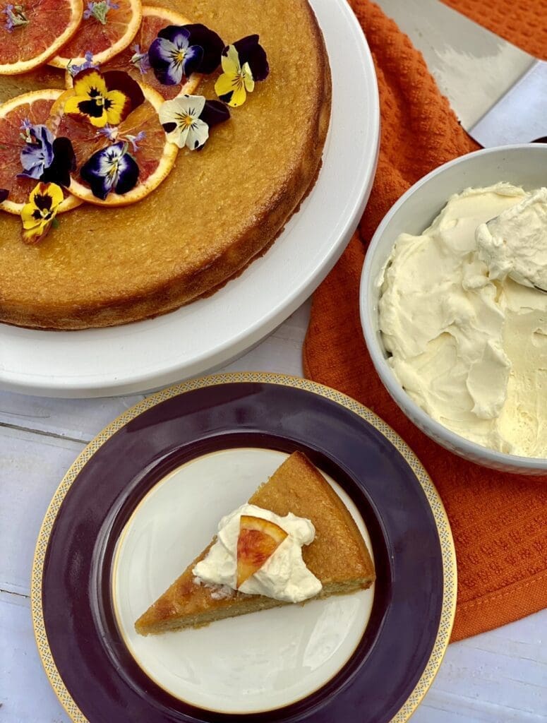 Whole Orange and Coconut Cake
