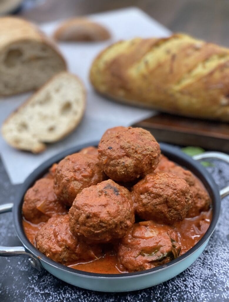 homemade meatballs