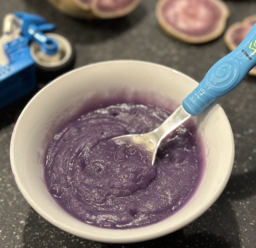 Sweet Potato Baby Food (purple Hawaiian potato)
