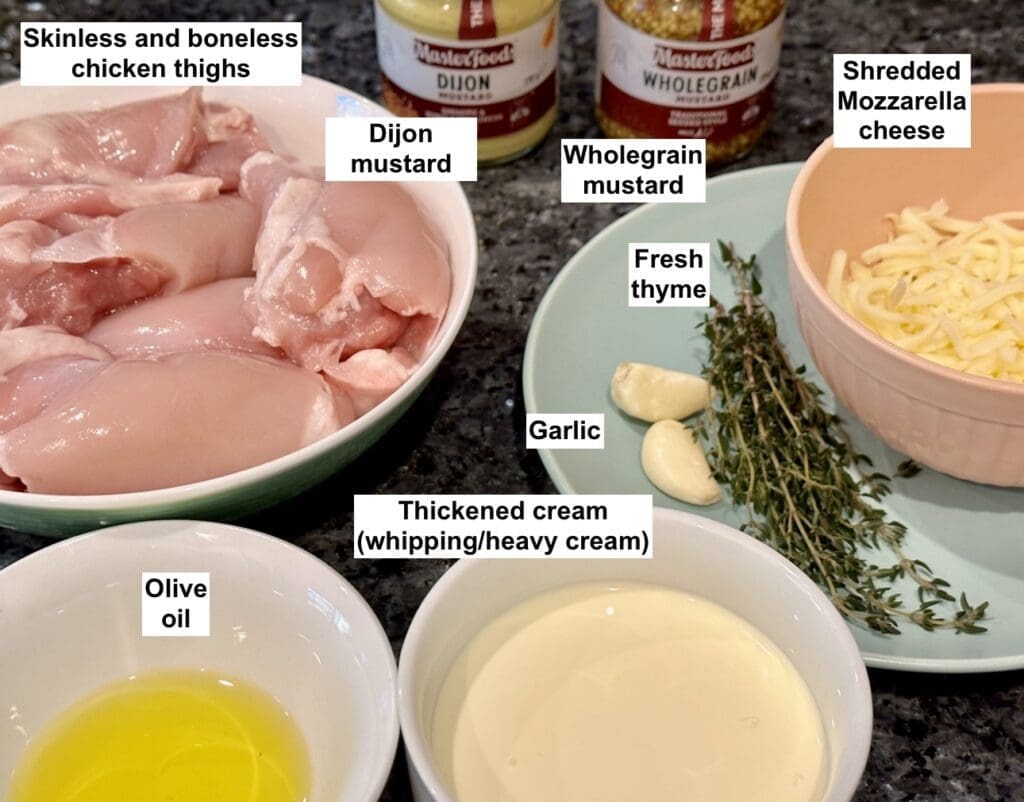 ingredients list
