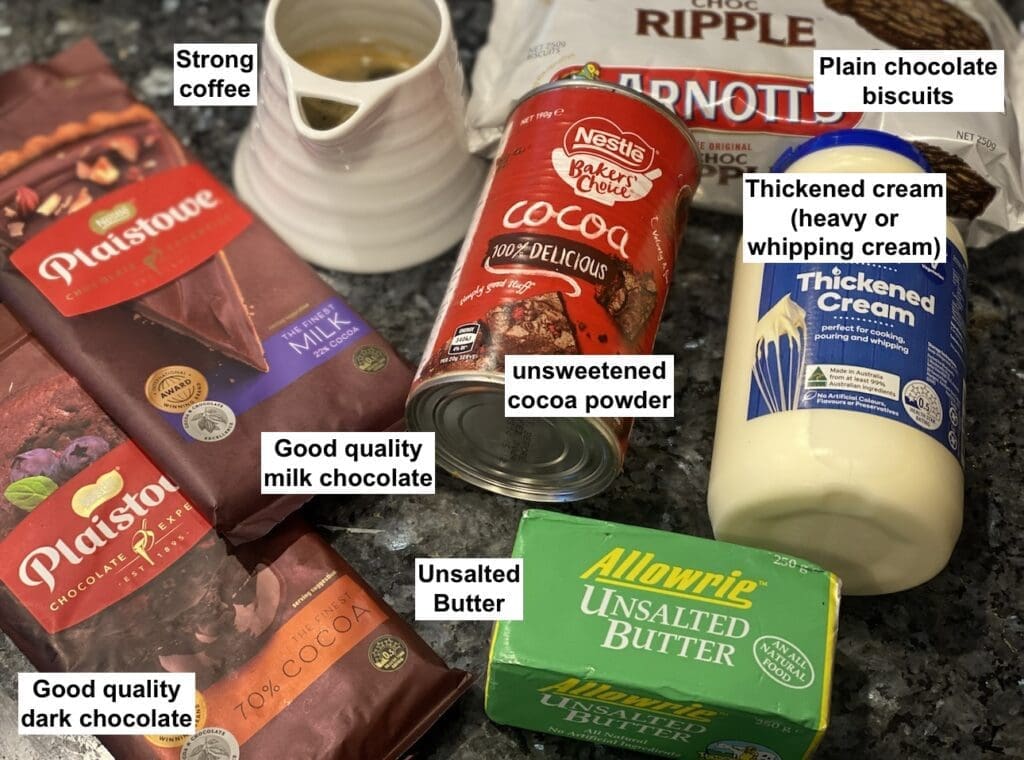 ingredients list