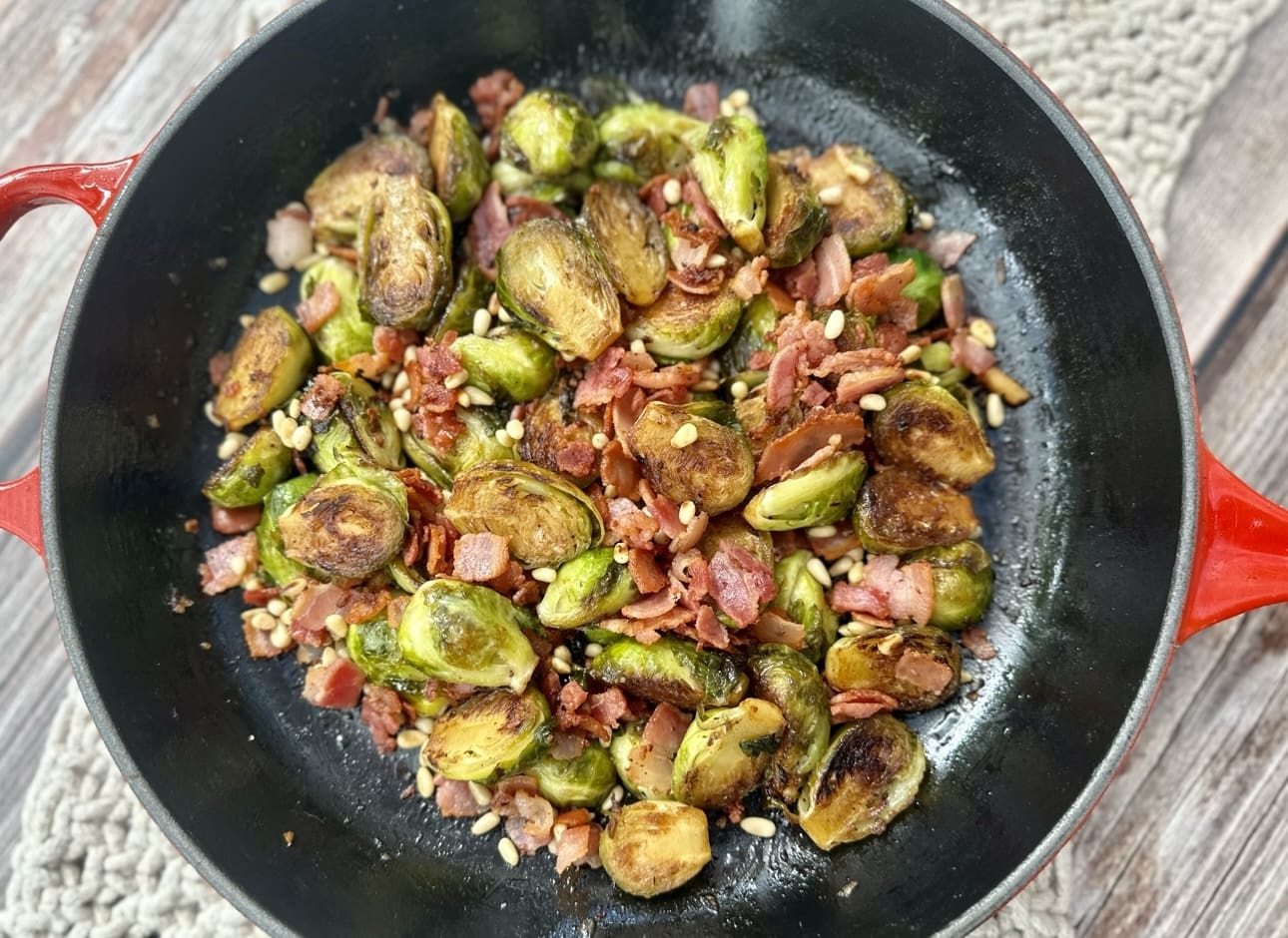 Pan Fried Brussel Sprout