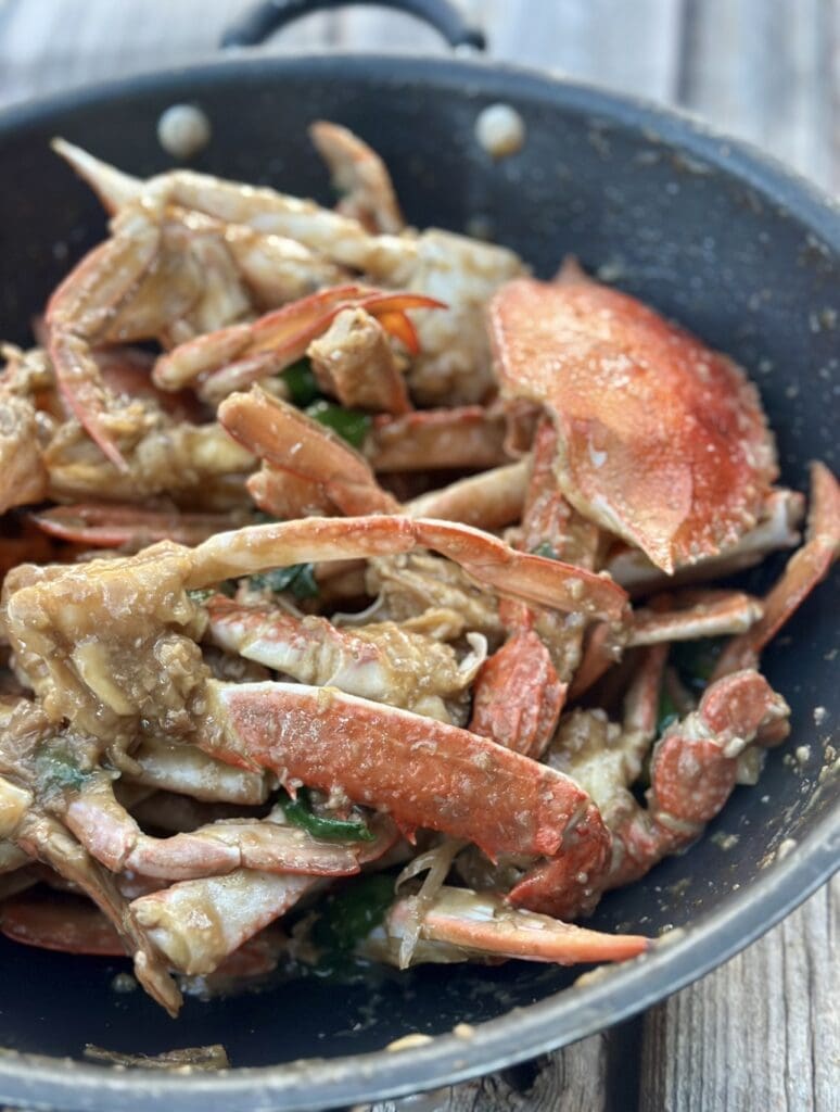 Ginger Scallion Crab (with Blue swimmer crabs)