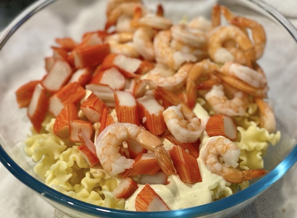 seafood pasta salad