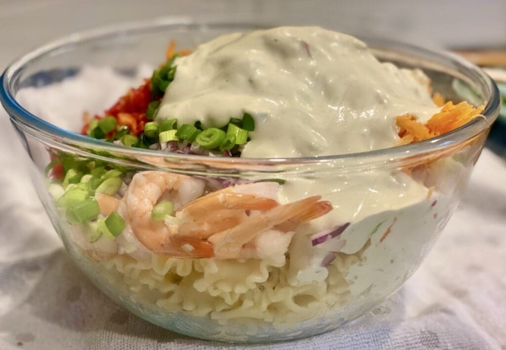 seafood pasta salad