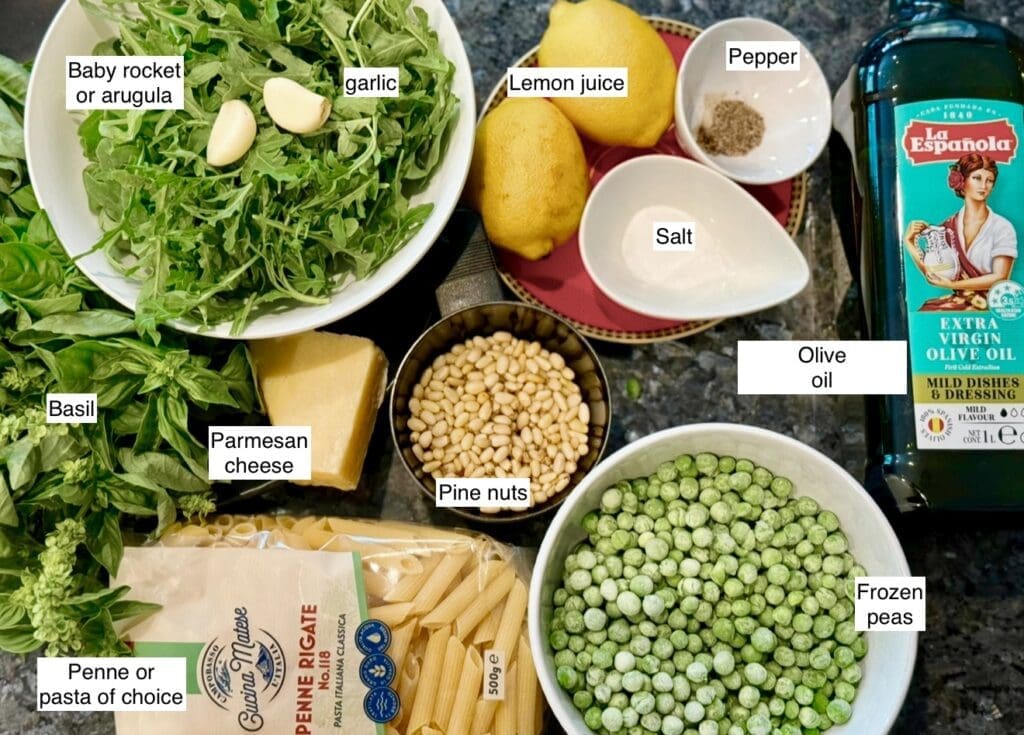 ingredients list