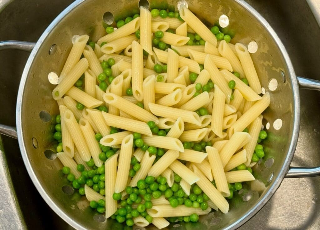 pea pesto pasta