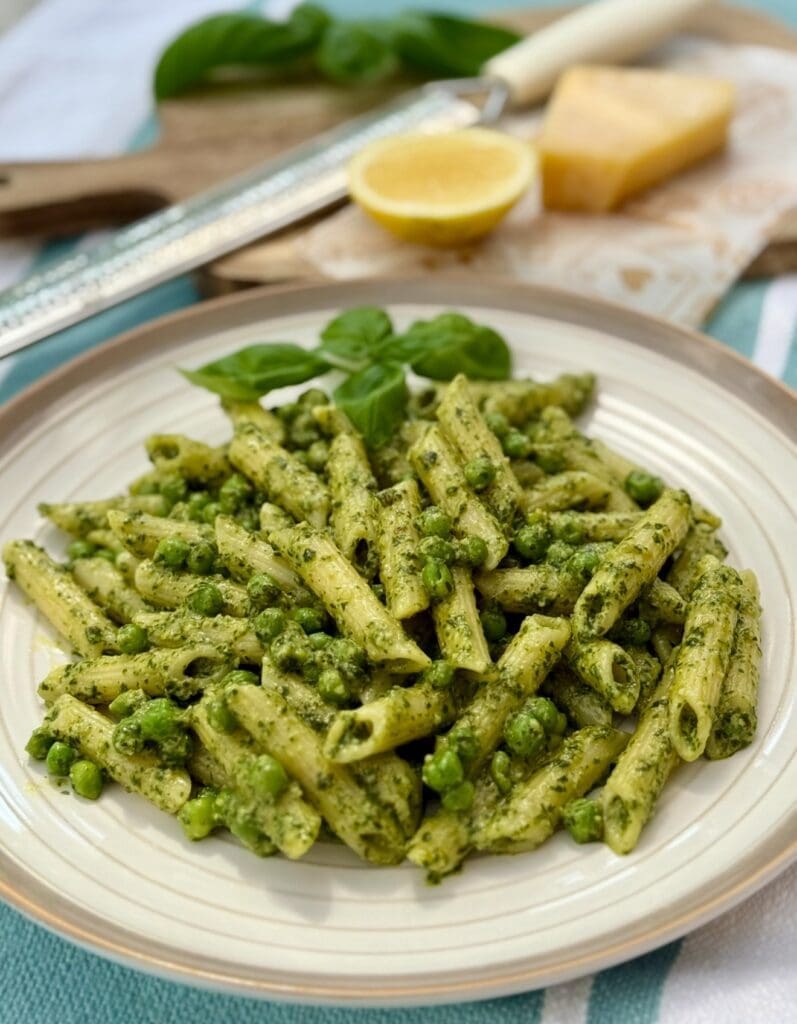pea pesto pasta