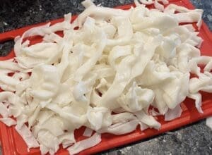 separate rice noodles