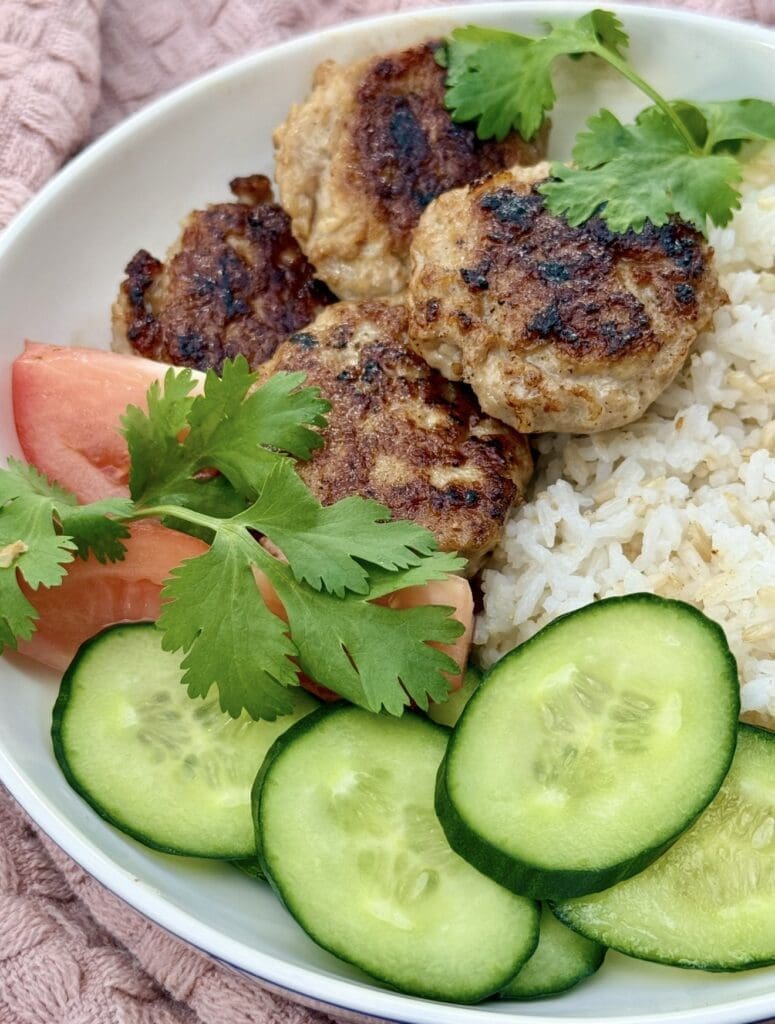 Lemongrass Chicken Patties