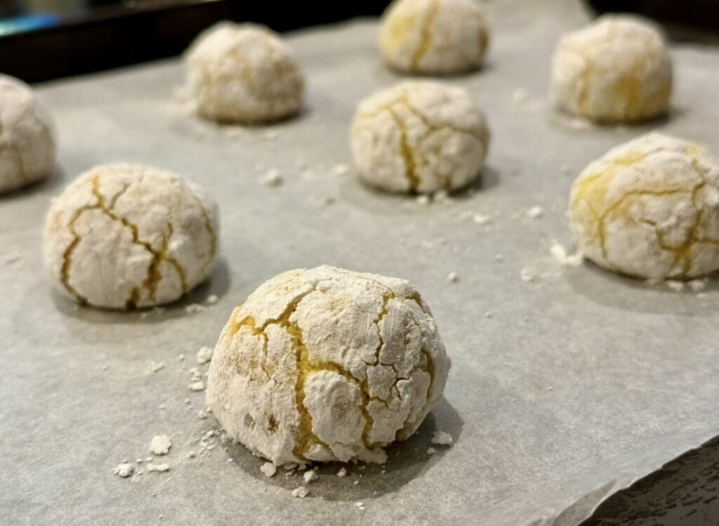Lemon Amaretti Cookies