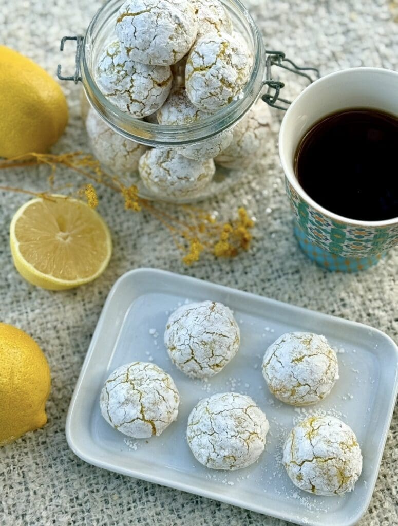 Lemon Amaretti Cookies