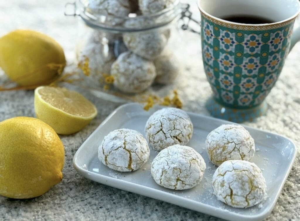 Lemon Amaretti Cookies