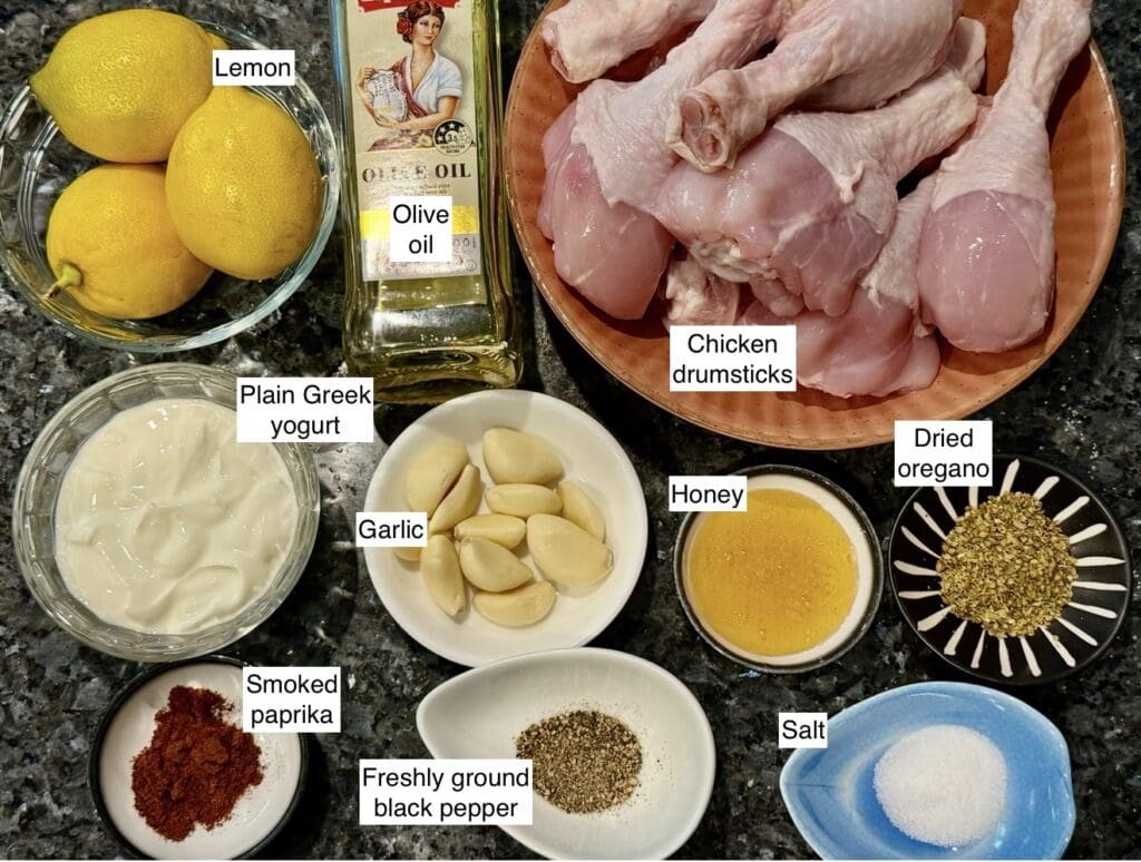 ingredients for marinade